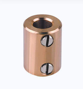 brass cnc machining shaft coupling