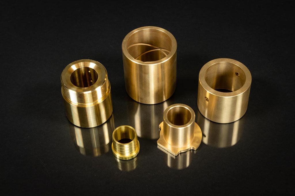 bronze finished precision parts