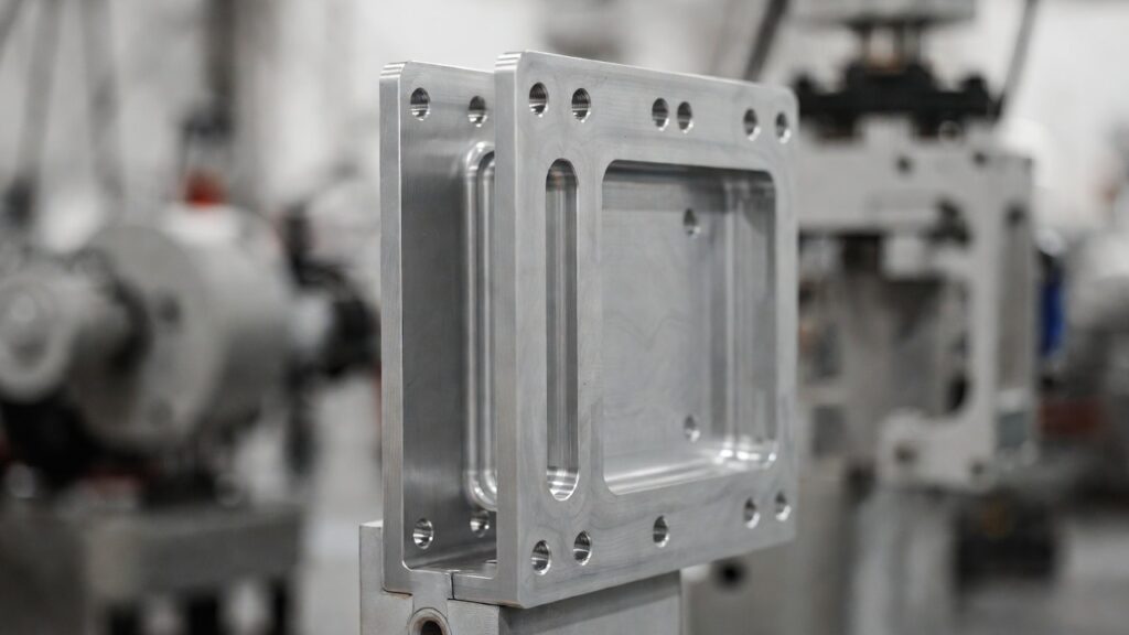 high-precision aluminum 6061 bracket with Ra 1.6 µm finish