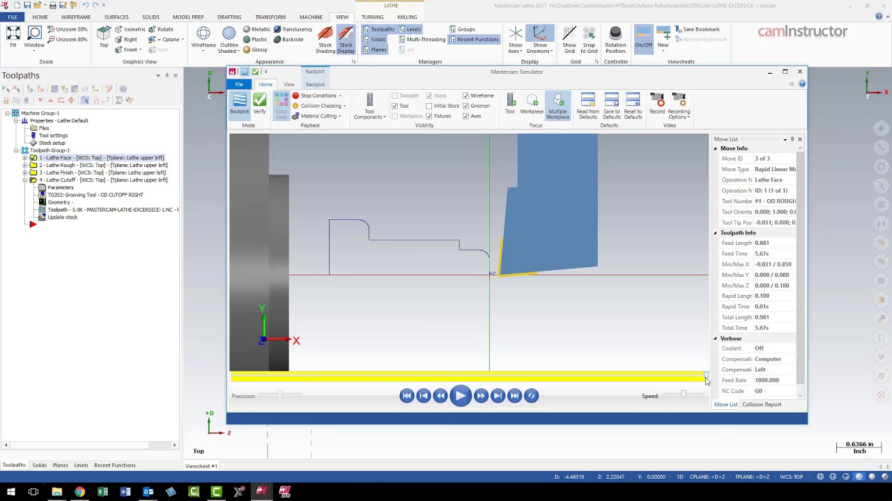 The Different Backplot Interfaces in Mastercam