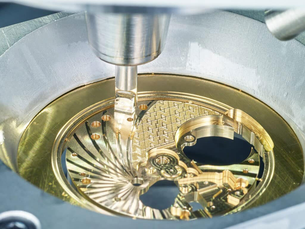 micro machining watch parts