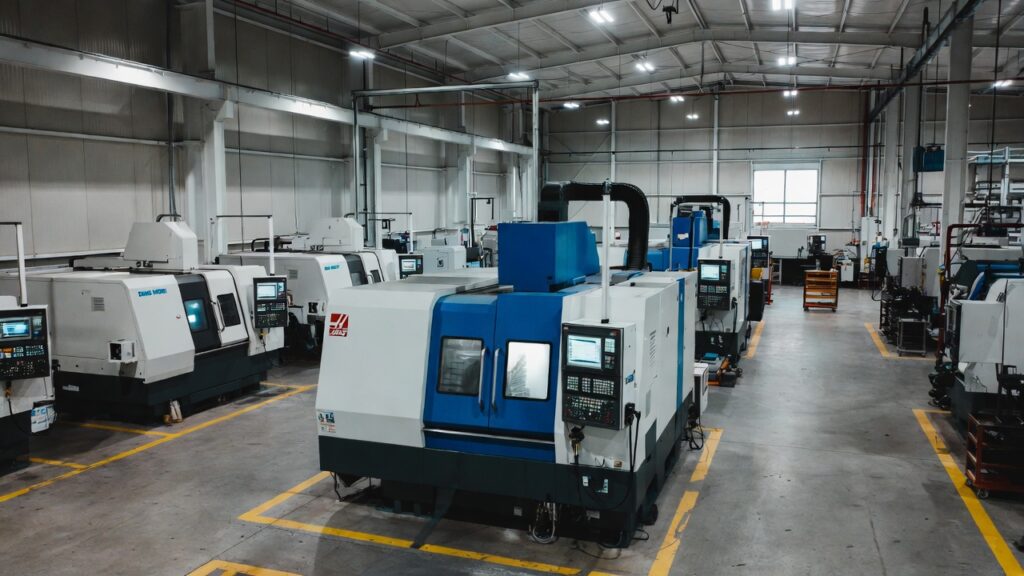 modern cnc with multiple haas machines