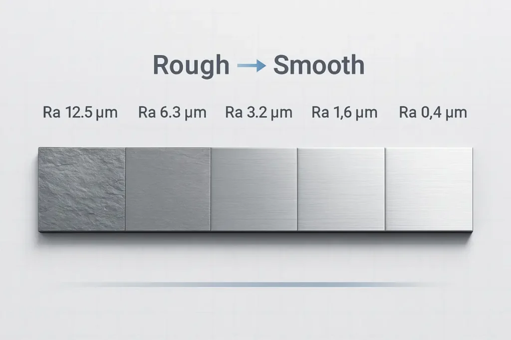 surface roughness comparison
