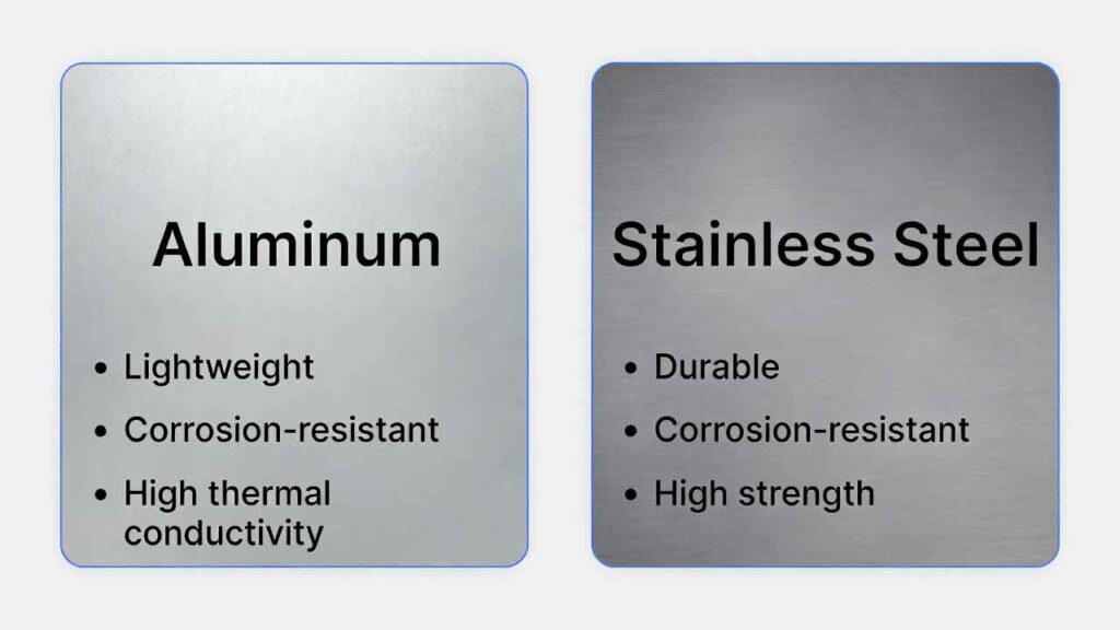 aluminum vs stainless steel