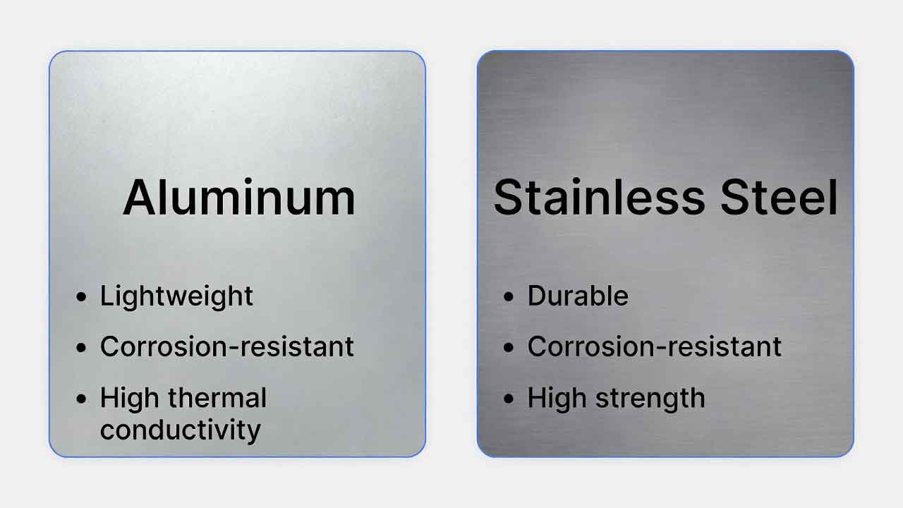 aluminum vs stainless steel