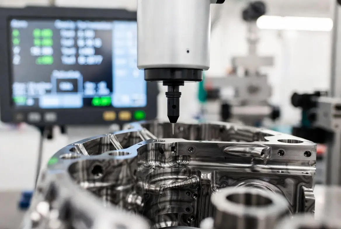 CMM Inspection Close-up