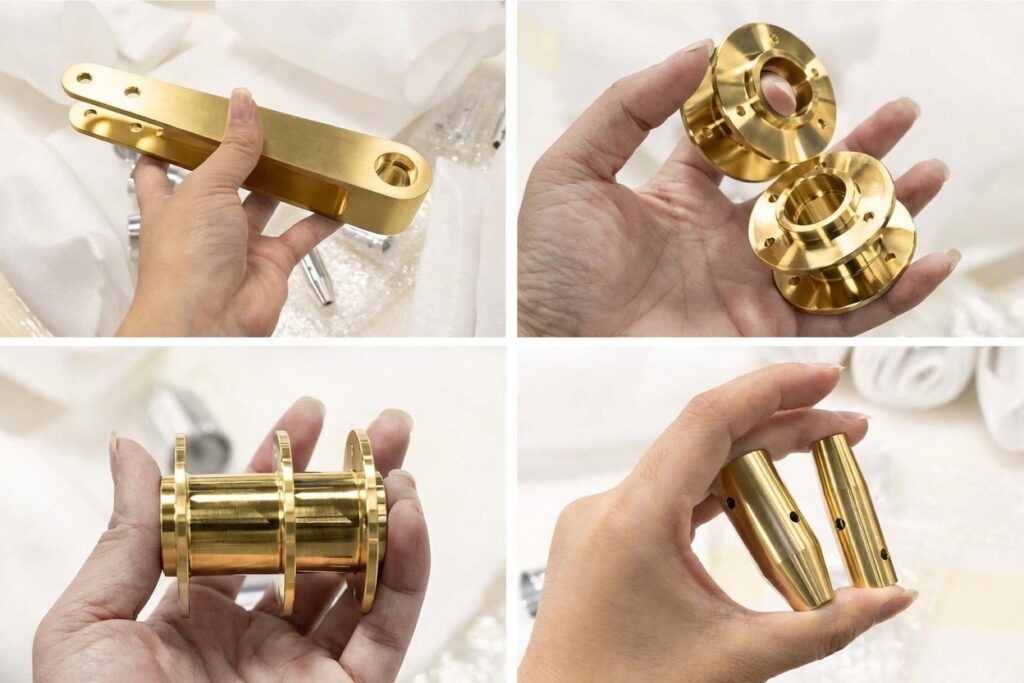 CNC machined stainless steel parts handheld