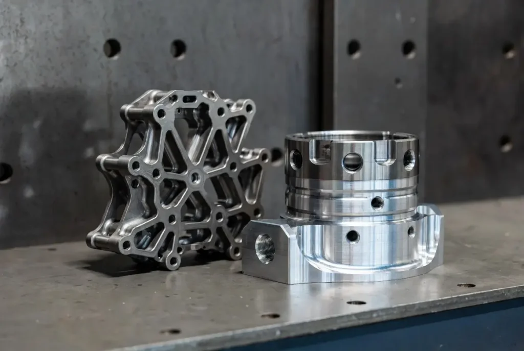 CNC machined defense parts in titanium, Inconel and aluminum alloys