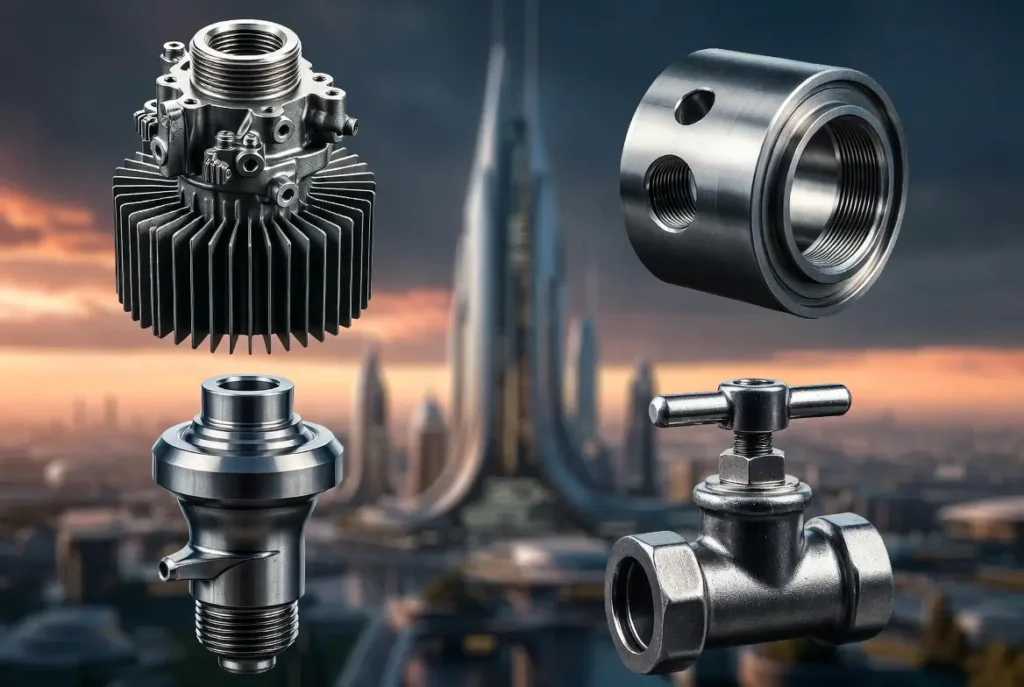 industries using cnc turned parts