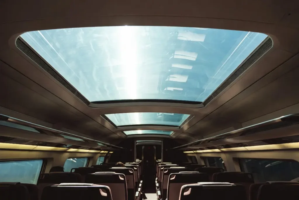 Comparison of polycarbonate and acrylic CNC machined railroad skylights