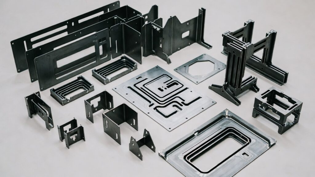 laser cut mild steel parts brackets panels