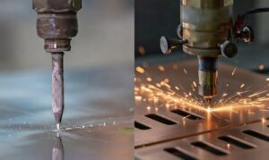 laser cutting vs waterjet cutting