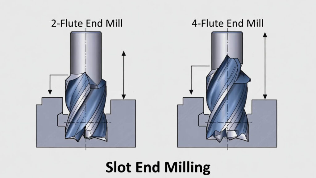 slot end milling