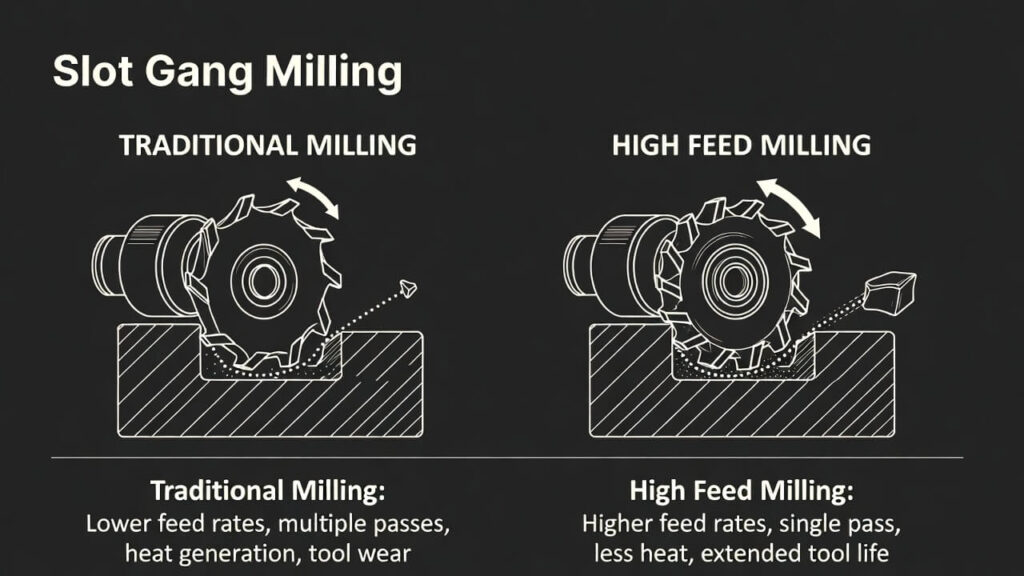 slot gang milling