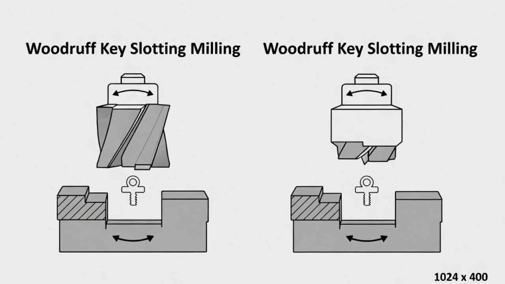 Woodruff Key Slotting