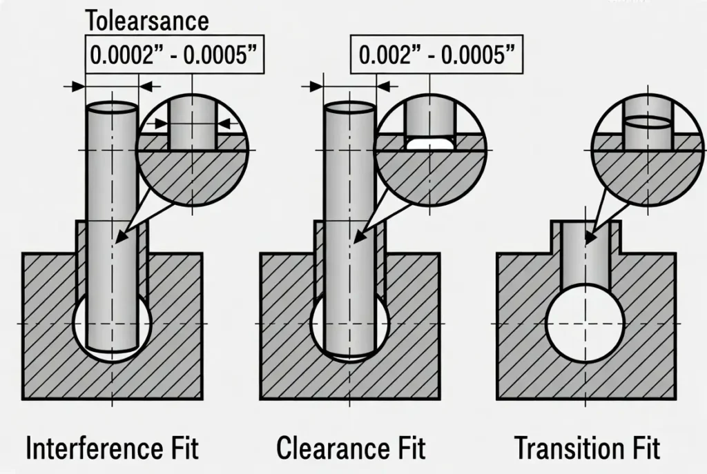 tolerance and fit diagra