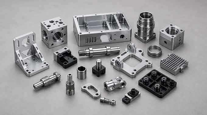 CNC加工鋁製機器人關節組件