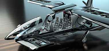 eVTOL Composite Metal Hybrid Assembly