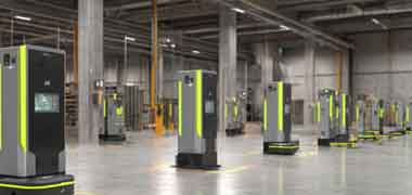Industrial AGV Fleet Charging Connector Docking Contact