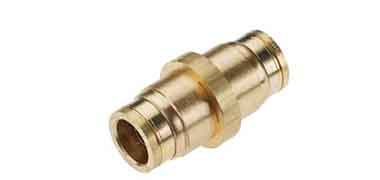 Brass push-fit elbow 90 degree 45 degree swivel pneumatic fitting C36000