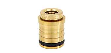 Brass push-fit tee cross Y-fitting pneumatic fittings C36000 MAZAK C-axis