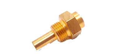 5-axis CNC machined brass sensor housings