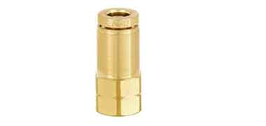 Brass thread to push-fit pneumatic fittings BSP NPT metric G1/4 male female