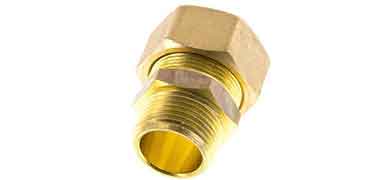 5-axis CNC machined brass pump components threaded interfaces and fluid fittings
