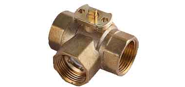 5-axis CNC machined brass valve bodies manifolds and fluid control parts