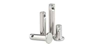 CNC machined clevis pins cross hole retaining pin stainless steel factory