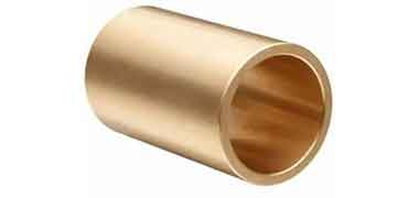Flanged aluminum bronze bushing C95400 shoulder bearing CNC factory