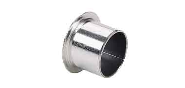 Flanged stainless steel bushing shoulder flange 316L CNC machining