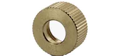 Knurled brass flange bushing press fit heat set insert CNC factory