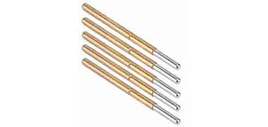 Spring loaded test pins pogo pin plungers brass copper CNC turned