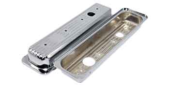 5-axis CNC machined ribbed covers thin-wall mechanical components and machine covers