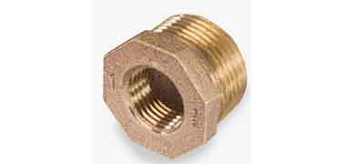 Threaded aluminum bronze bushing custom sleeve CNC machined marine valve